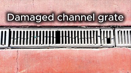 Replacing Damaged Plastic Channel Drain Grate for Driveways – Grey | Easy DIY Installation