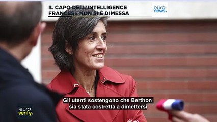 Fact-check: la direttrice dell'intelligence francese Céline Berthon non si è dimessa