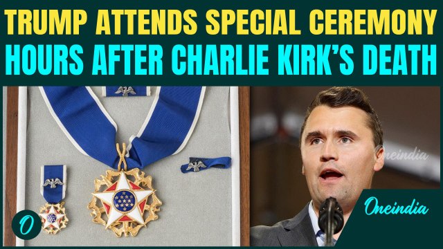 US BREAKING: Charlie Kirk To Receive Presidential Medal of Freedom | Trump Honors His Legacy