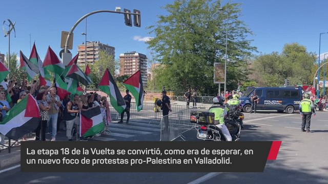 Valladolid, blindada por las manifestaciones pro-Palestina