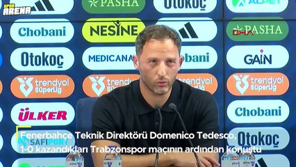 Domenico Tedesco: 'İkinci yarı daha cesur oynamalıydık'