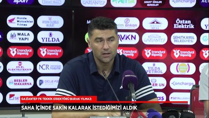 Burak Yılmaz: Saha içinde sakin kalarak istediğimizi aldık