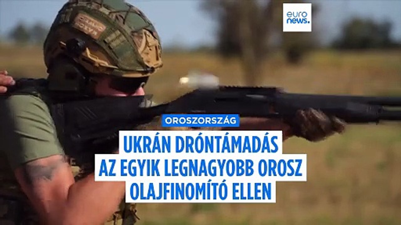 Ukrajna drónokkal támadta az egyik legnagyobb orosz olajfinomítót Szentpétervár mellett
