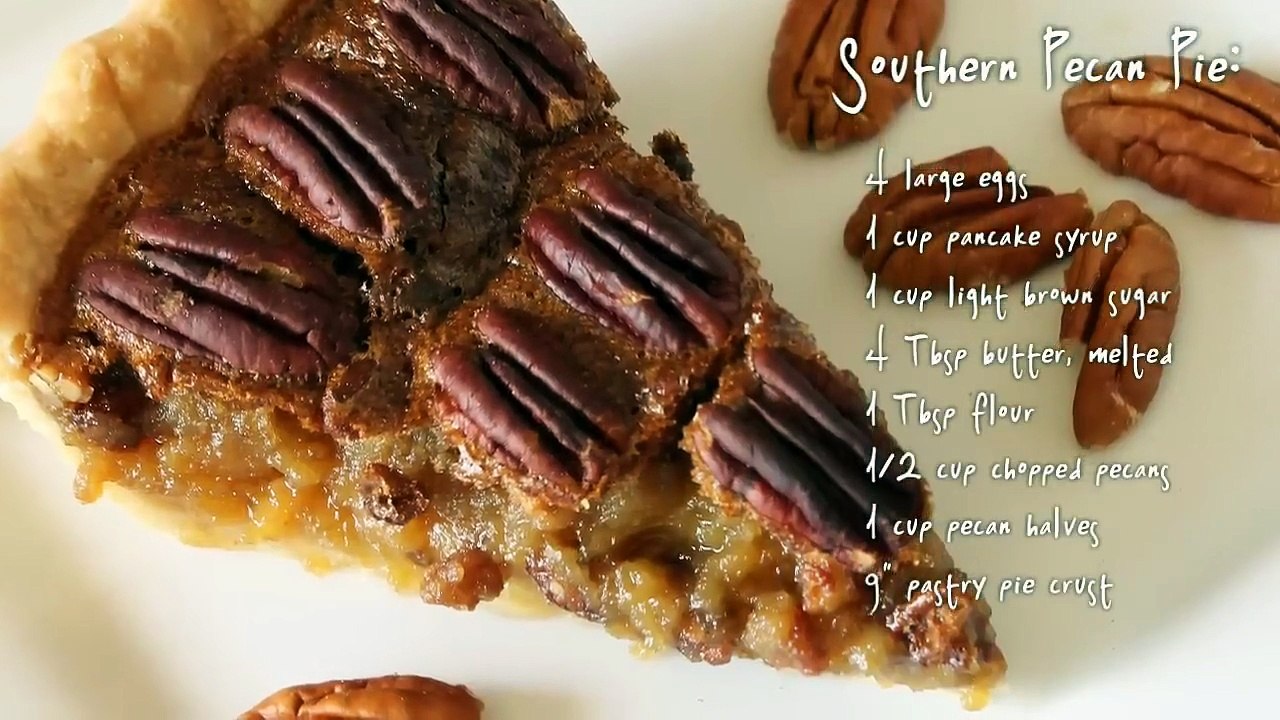 Southern Pecan Pie!! - Homemade Pecan Pie Recipe