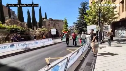 Dos detenidos por saltar las vallas en la crono de La Vuelta en Valladolid