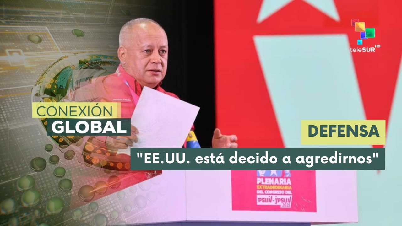 Cabello: Venezuela no se quedará de brazos cruz...