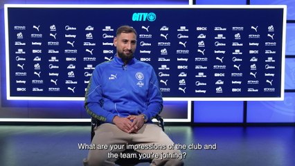 Manchester City new No1 Gianluigi Donnarumma on Premier League and Guardiola