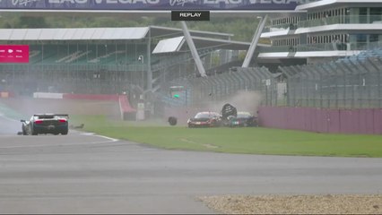 Ferrari Challenge UK 2025 Silverstone Race 2 Start Big Crash