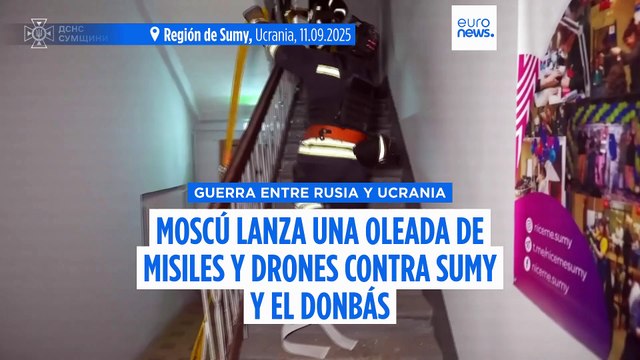 Ucrania intercepta más de 60 misiles rusos en nuevos ataques contra Sumy y Donbás
