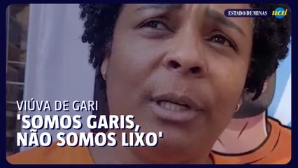 'Somos garis, não somos lixo': viúva de Laudemir pede justiça em protesto