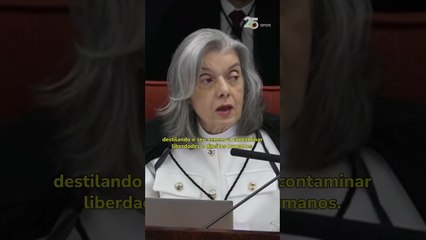 Cármen Lúcia: ‘Não se tem imunidade absoluta contra o vírus do autoritarismo’ #shorts