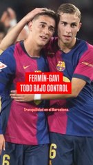 Tensión resuelta entre Gavi y Fermín