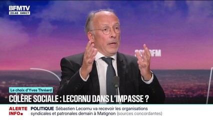 LE CHOIX D'YVES THRÉARD - Colère sociale: Sébastien Lecornu dans l'impasse?