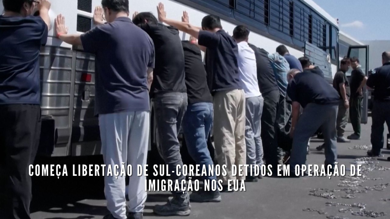 Começa libertação de sul-coreanos detidos em operação de imigração nos EUA