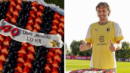 Milan le prepara una sorpresa a Luka Modric por su cumpleaños número 40