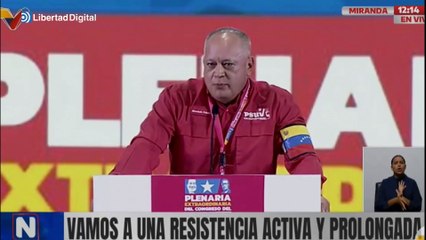 Diosdado Cabello llama a la "guerra revolucionaria" contra EE.UU.