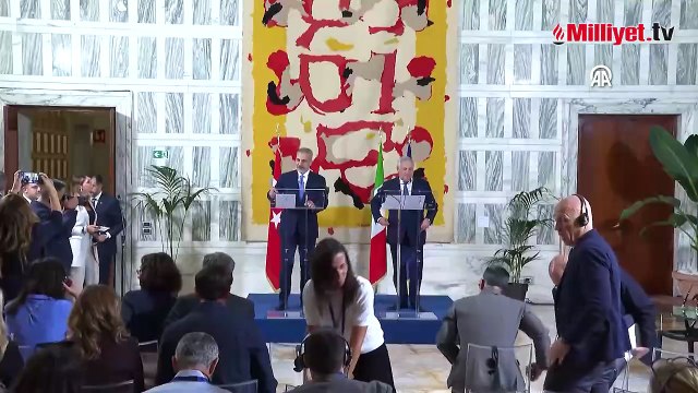 Dışişleri Bakanı Fidan, İtalya Dışişleri Bakanı Tajani ile ortak basın toplantısı düzenledi