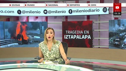 Sube a 6 fallecidos por explosión de pipa en Iztapalapa, informa alcaldesa