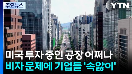 미국 투자 중인 공장 어쩌나...비자 문제에 기업들 '속앓이' / YTN