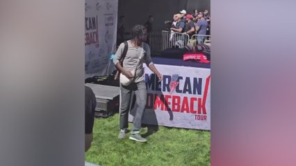 Man Caught Stealing MAGA Hats from Charlie Kirk Crime Scene