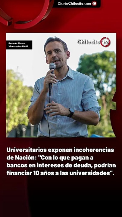Universitarios exponen incoherencias de Nación:...