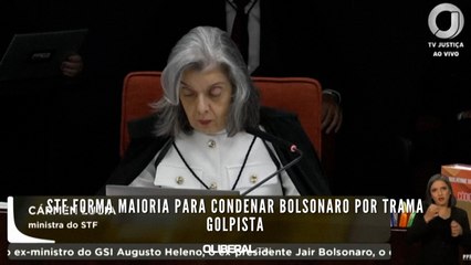 STF forma maioria para condenar Bolsonaro por trama golpista