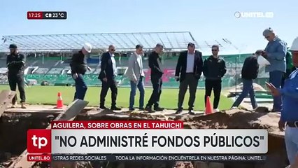 Aguilera dice que la cancelación de la Sudamericana no es su culpa y que los contratos estaban listos en el despacho de Camacho