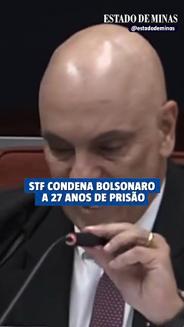 Jair Bolsonaro é condenado a 27 anos de prisão pelo STF