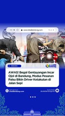 Begal Ojol di Bandung Gunakan Modus Pesanan Sepi