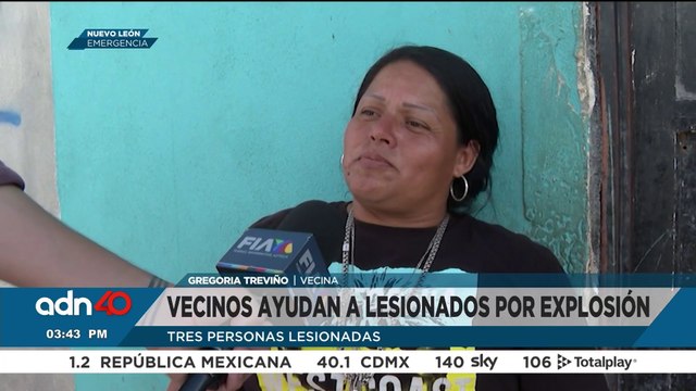 Vecinos arriesgan su vida tras explosión en Escobedo, Nuevo León y cuentan lo que vivieron