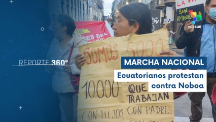 Tensión en Ecuador por descontento ante políticas del presidente Noboa