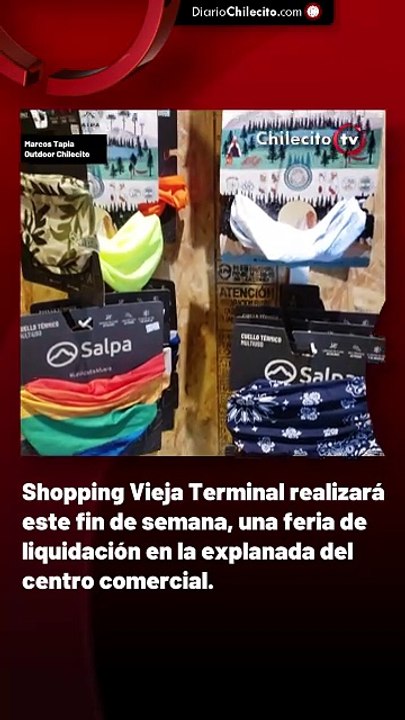 Shopping Vieja Terminal realizará este fin de semana, una feria de liquidación en la explanada del centro comercial.