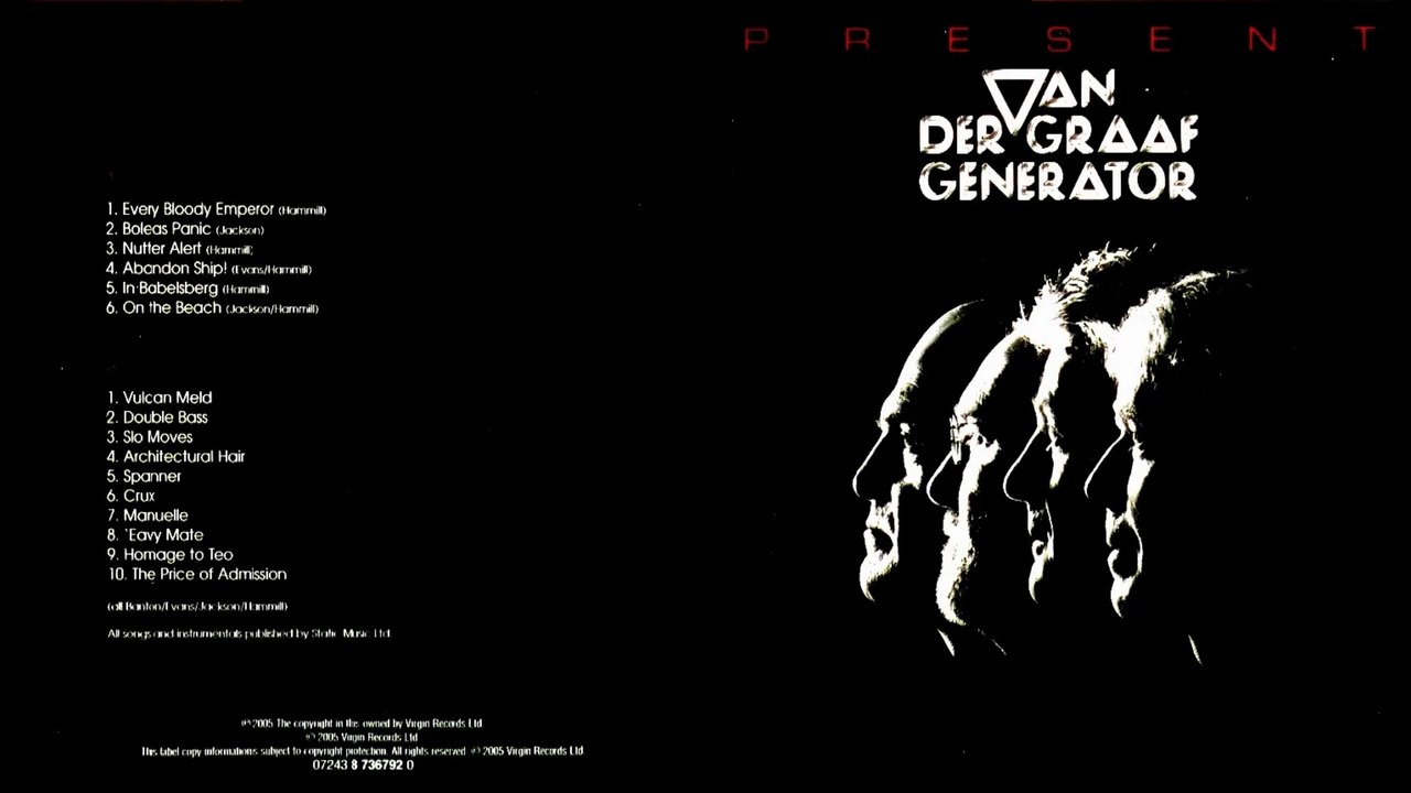 VAN DER GRAAF GENERATOR...02 - Double Bass