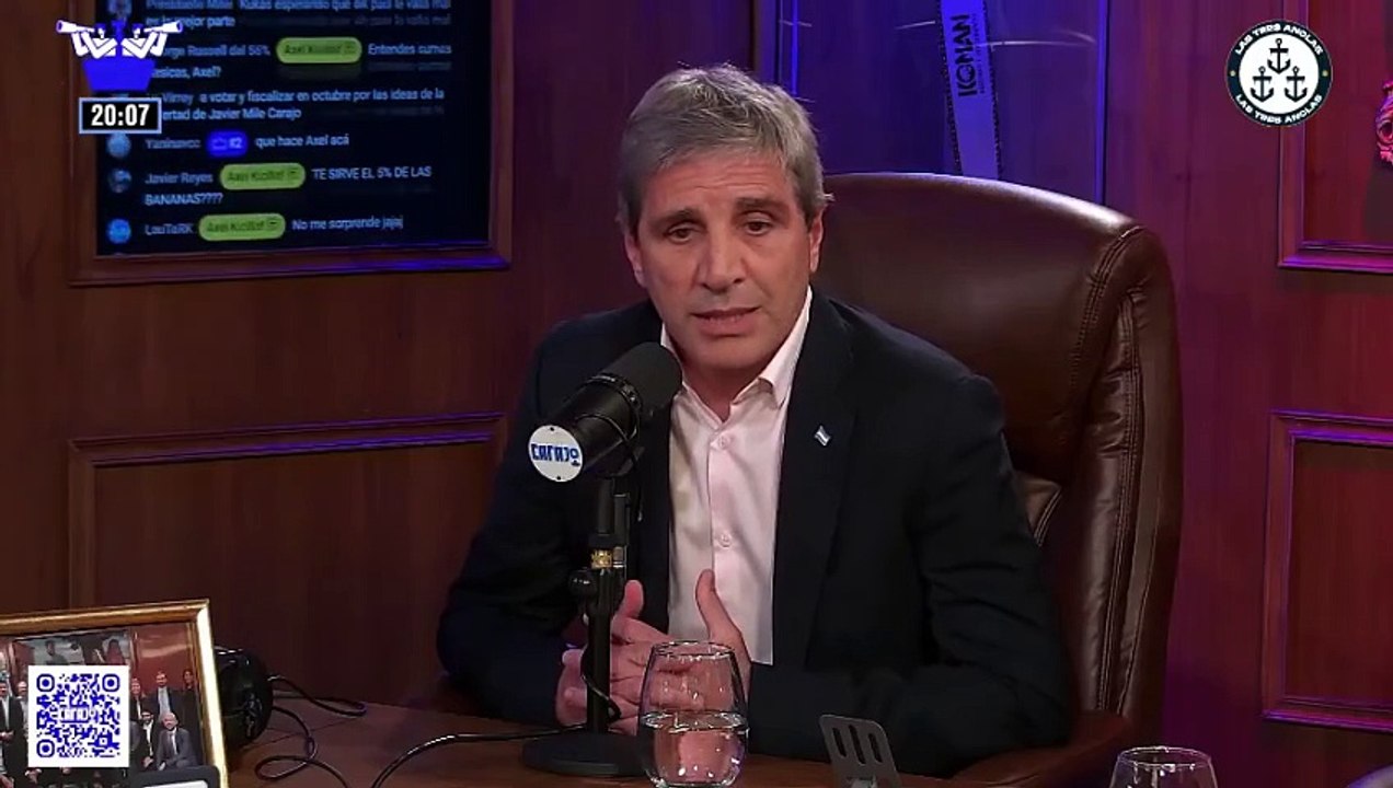 Luis Caputo tras la derrota electoral: "Si queremos seguir con las reformas necesitamos más gobernabilidad"