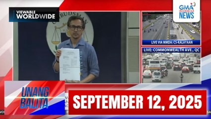 Unang Balita sa Unang Hirit: SEPTEMBER 12, 2025 [HD]