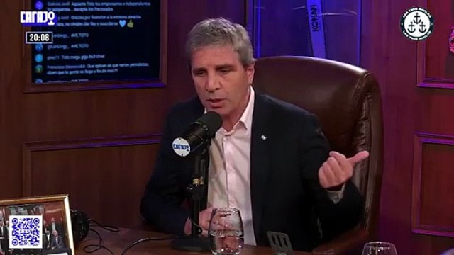 Ministro Luis Caputo en Las Tres Anclas