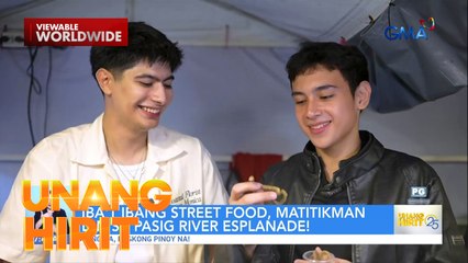 UH Tikim-fluencers: Food crawl sa Pasig River Esplanade | Unang Hirit