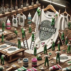 Tiny Worker Creates Clothes with AI 👕