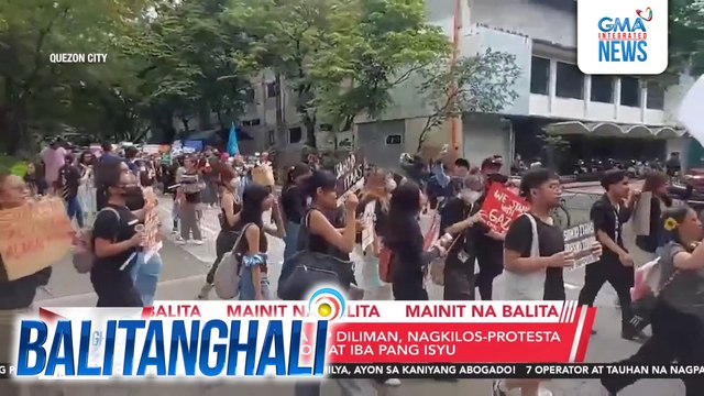 Mga estudyante sa UP Diliman, nagkilos-protesta laban sa korapsiyon at iba pang isyu | Balitanghali