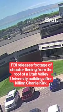 FBI releases footage of Charlie Kirk's shooter
