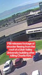 FBI releases footage of Charlie Kirk's shooter