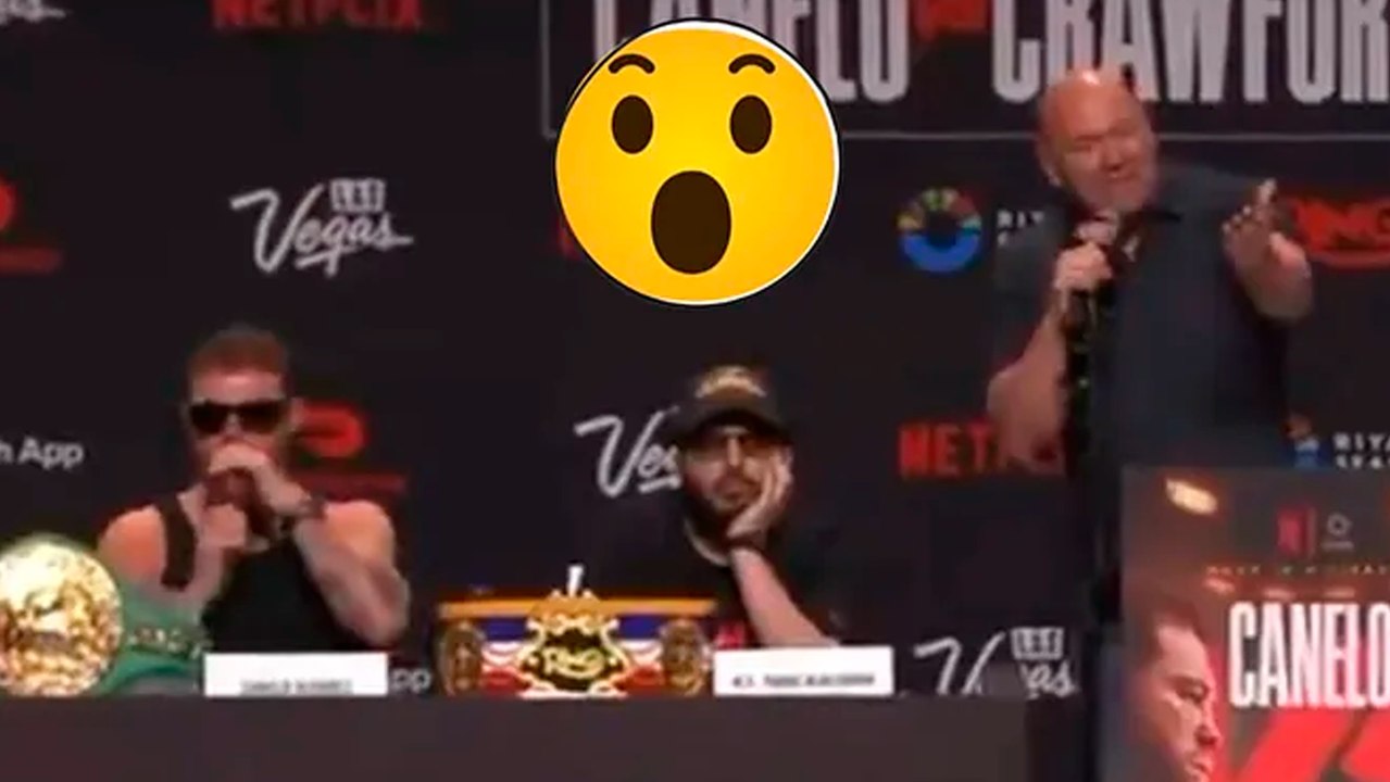 Canelo Álvarez promueve a Dana White y a un reportero a subirse al ring: "Pelea, pelea, pelea"