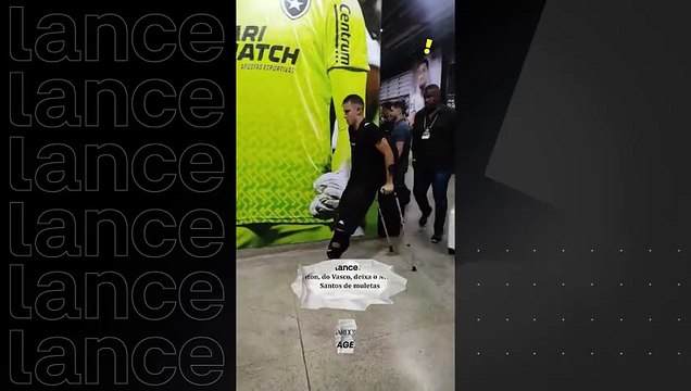 Piton, do Vasco, deixa o Nilton Santos de muletas