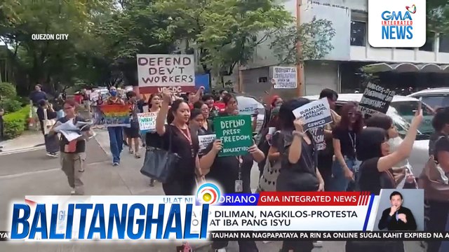 Mga estudyante sa UP Diliman, nagkilos-protesta laban sa korapsiyon at iba pang isyu | Balitanghali