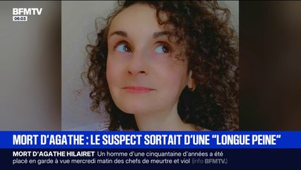 Mort d'Agathe: le suspect placé en garde à vue sortait d'une "longue peine"