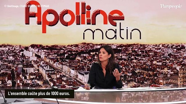 Non pas une mais deux pièces en cuir pour Apolline de Malherbe ! La journaliste de BFMTV brille en total look d'une marque française