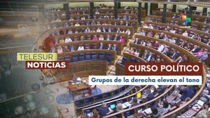 En España, partidos de derecha ataca a Pedro Sánchez en la sesión de control del parlamento