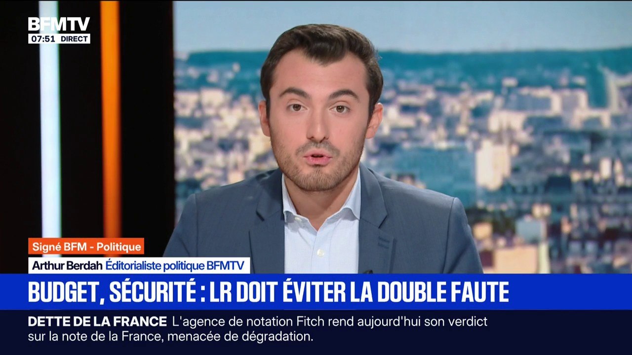 ÉDITO - Budget, sécurité: LR doit éviter la double faute
