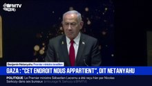 Benjamin Netanyahu affirme "qu'il n'y aura pas d'État palestinien, cet endroit nous appartient"