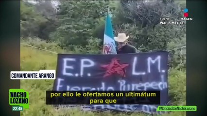 Ejército Purépecha de Libertad Michoacana lanzó un ultimátum al gobierno de Michoacán